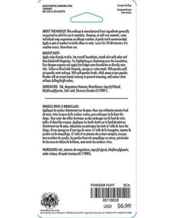 Translucent Powder And Puff -Forum Novelties Shop 00119032 c