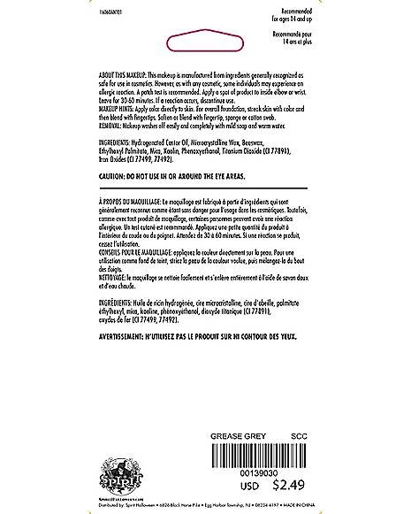 Gray Grease Makeup 4 Gray Grease Makeup - Image 2