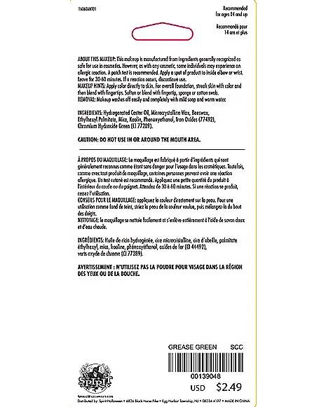 Green Grease Makeup 5 Green Grease Makeup - Image 3