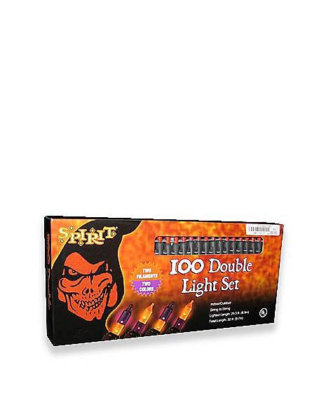 Double Purple And Orange String Lights 4 Double Purple And Orange String Lights - Image 2