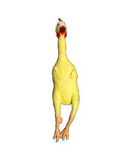 Squeaking Rubber Chicken