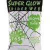 Glow In The Dark Spider Web Decoration -Forum Novelties Shop 01078641 a