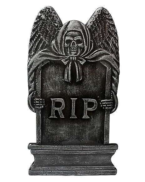 16 Inch Bronze RIP Tombstone 3 16 Inch Bronze RIP Tombstone