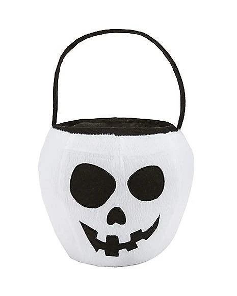 Skull Plush Treat Bucket 3 Skull Plush Treat Bucket