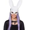 White Glitter Bunny Mask 2 White Glitter Bunny Mask -Forum Novelties Shop 01347772 a