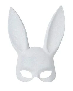Black Glitter Bunny Mask -Forum Novelties Shop 01347772 b 1