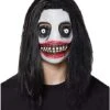 Demented Grinning Killer Half Mask 2 Demented Grinning Killer Half Mask -Forum Novelties Shop 01358357 a