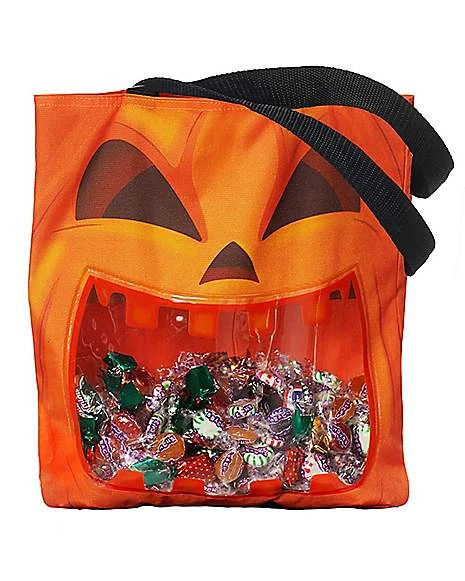 Pumpkin Window Tote Bag 3 Pumpkin Window Tote Bag