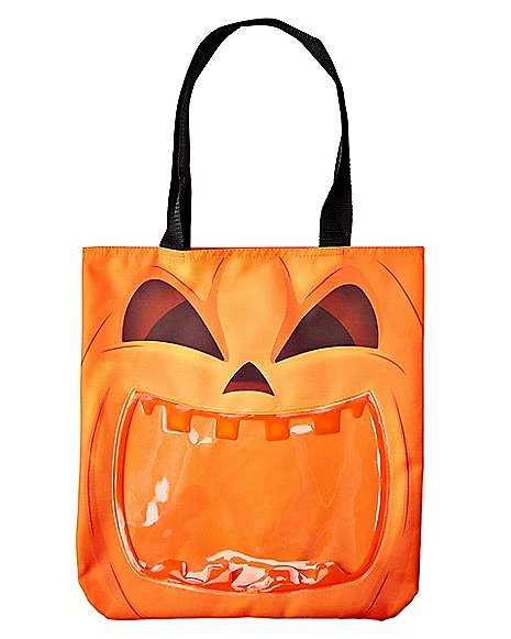 Pumpkin Window Tote Bag 4 Pumpkin Window Tote Bag - Image 2