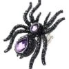 Purple Gem Spider Ring -Forum Novelties Shop 01436096 a