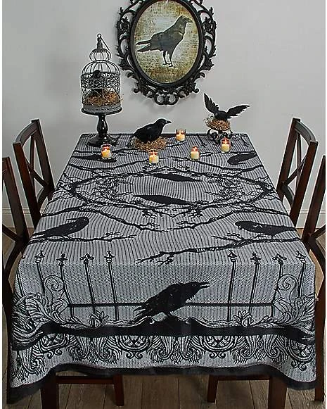 Dark Forest Raven Tablecloth 4 Dark Forest Raven Tablecloth - Image 2