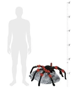 21 Inch LED Black Jumping Spider Animatronic -Forum Novelties Shop 01463447 b
