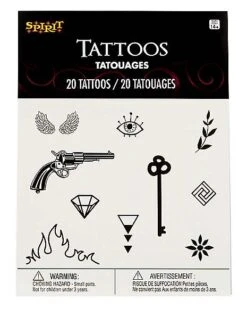 Mini Temporary Tattoos - 20 Pack -Forum Novelties Shop 01473982 d