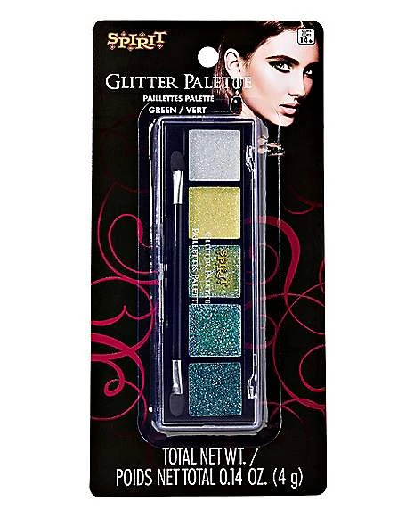 Green Glitter Palette - 5 Count 5 Green Glitter Palette - 5 Count - Image 3