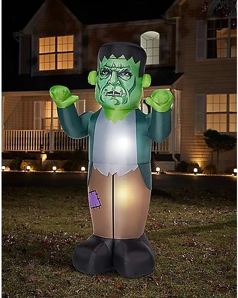 8 Ft LED Frankenstein Inflatable Decoration 3 8 Ft LED Frankenstein Inflatable Decoration