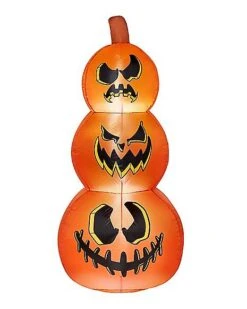 4 Ft LED Pumpkin Stack Inflatable Decoration -Forum Novelties Shop 01476209 c