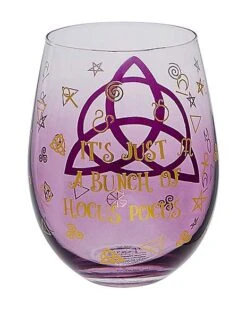 Hocus Pocus Trinity Stemless Glass - 22 Oz. -Forum Novelties Shop 01476944 b