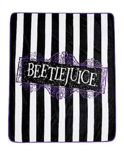 Reversible Beetlejuice Fleece Blanket -Forum Novelties Shop 01488022 c
