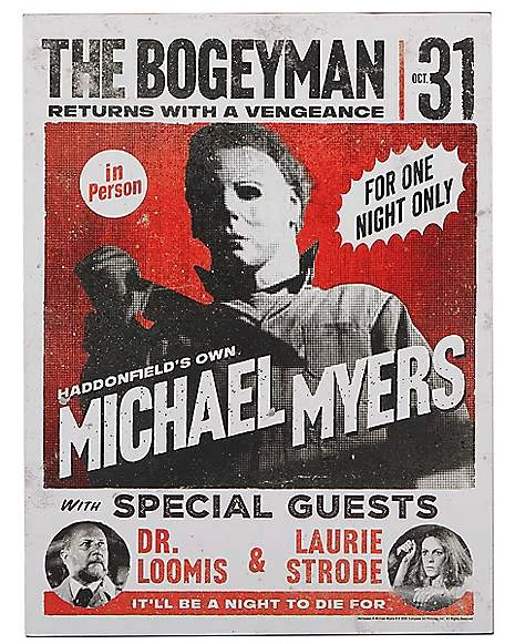 Michael Myers Poster - Halloween 3 Michael Myers Poster - Halloween