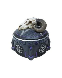 Mystical Arts Ram Skull Trinket Box -Forum Novelties Shop 01498252 c