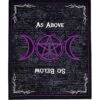 As Above So Below Fleece Blanket 2 As Above So Below Fleece Blanket -Forum Novelties Shop 01498260 a