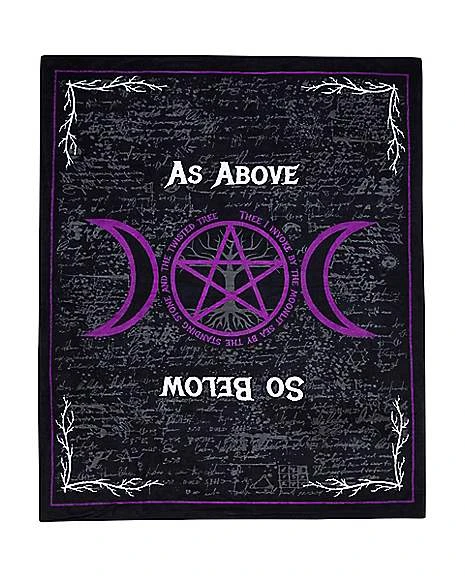 As Above So Below Fleece Blanket 3 As Above So Below Fleece Blanket