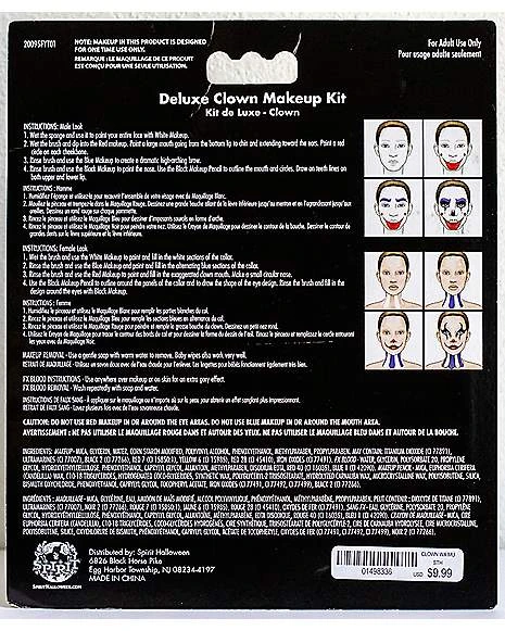 Deluxe Clown Makeup Kit 4 Deluxe Clown Makeup Kit - Image 2