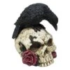 Gothic Noir Raven Skull Table Topper -Forum Novelties Shop 01502251 a
