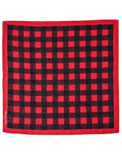 Red And Black Buffalo Plaid Bandana