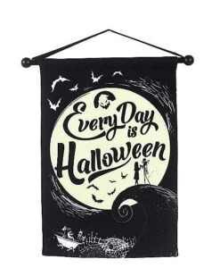 Every Day Is Halloween Scroll Sign - The Nightmare Before Christmas