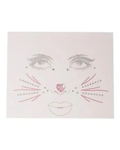 Gemstone Bunny Face Decals