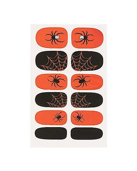 Spider Nail Decals 3 Spider Nail Decals