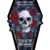 Gothic Skull Coffin Magnet -Forum Novelties Shop 01518588 a