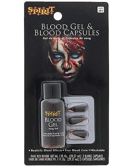 Blood Gel And Blood Capsules 3 Blood Gel And Blood Capsules