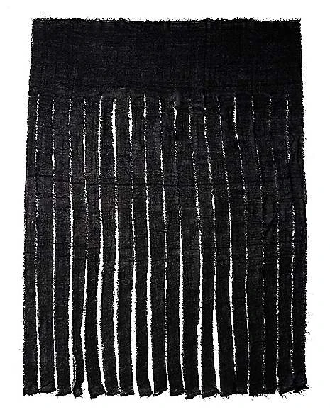 Black Shredded Curtain 3 Black Shredded Curtain