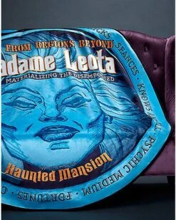 Madame Leota The Haunted Mansion Fleece Blanket - Disney -Forum Novelties Shop 01534718 d
