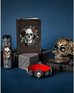 Gothic Noir Skull Journal -Forum Novelties Shop 01540152 d