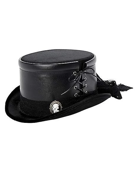 Black Gothic Top Hat 3 Black Gothic Top Hat