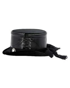 Black Gothic Top Hat 9 Black Gothic Top Hat -Forum Novelties Shop 01542570 c