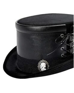 Black Gothic Top Hat 11 Black Gothic Top Hat -Forum Novelties Shop 01542570 e