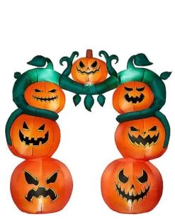 9 Ft Light-Up Jack-O'-Lantern Archway Inflatable Decoration -Forum Novelties Shop 01547413 c