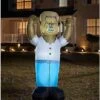 8 Ft Light-Up Wolfman Inflatable Decoration