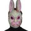 Light-Up EL Wire Bad Bunny Half Mask -Forum Novelties Shop 01548676 a