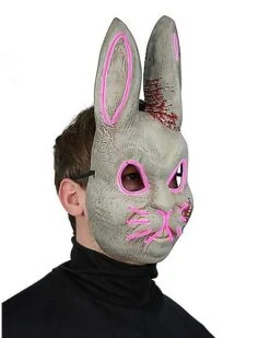 Light-Up EL Wire Bad Bunny Half Mask -Forum Novelties Shop 01548676 c