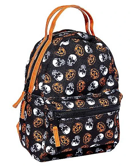 Skull And Pumpkin Mini Backpack 5 Skull And Pumpkin Mini Backpack - Image 3