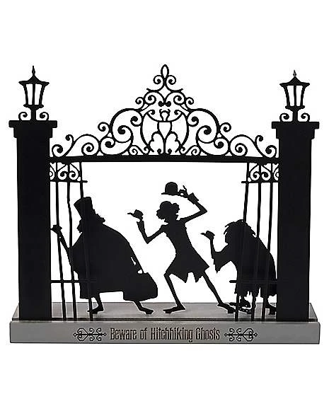 Beware Of Hitchhiking Ghosts Tabletop Decoration - The Haunted Mansion 3 Beware Of Hitchhiking Ghosts Tabletop Decoration - The Haunted Mansion