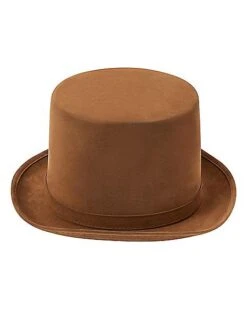 Brown Top Hat - Deluxe 10 Brown Top Hat - Deluxe -Forum Novelties Shop 01572973 d
