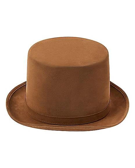 Brown Top Hat - Deluxe 6 Brown Top Hat - Deluxe - Image 4