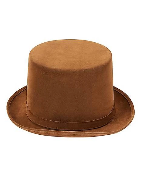 Brown Top Hat - Deluxe 7 Brown Top Hat - Deluxe - Image 5