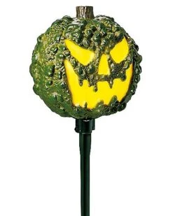 Light-Up LED Green Jack-O-Lantern Pathway Markers 7 Light-Up LED Green Jack-O-Lantern Pathway Markers -Forum Novelties Shop 01573906 c